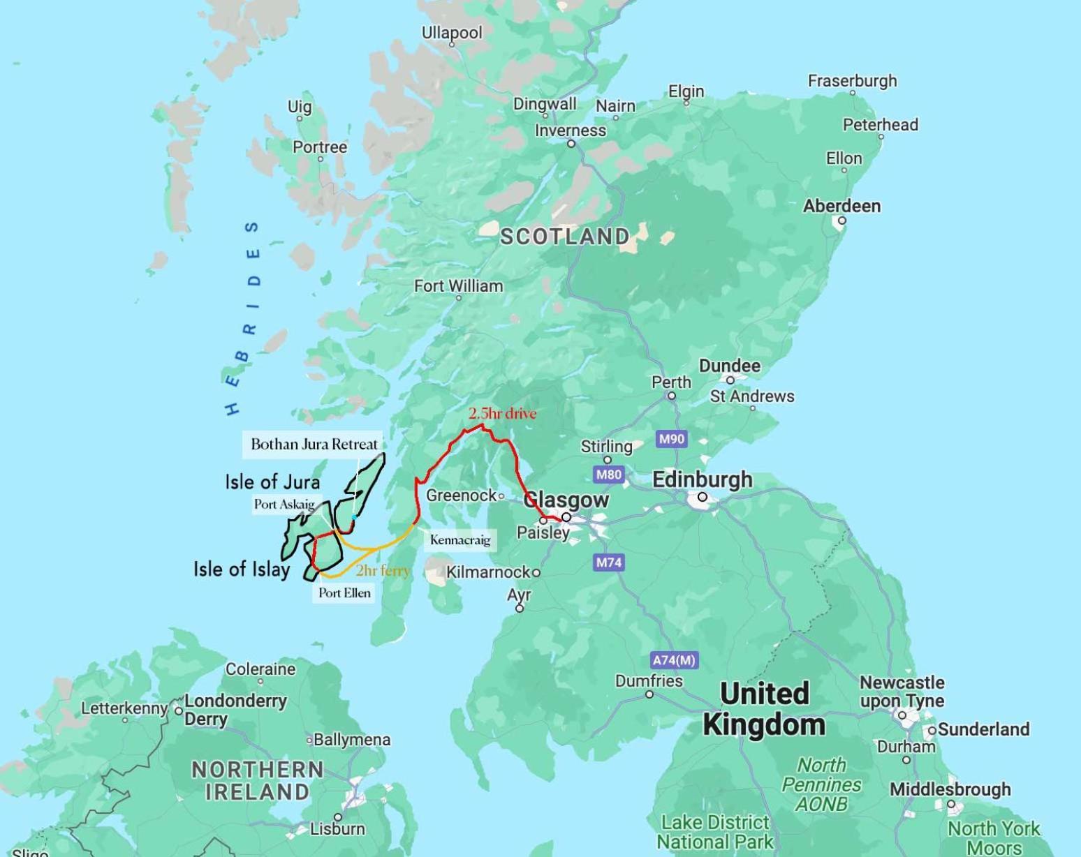 Jura, Mrs Leonard's Craighouse